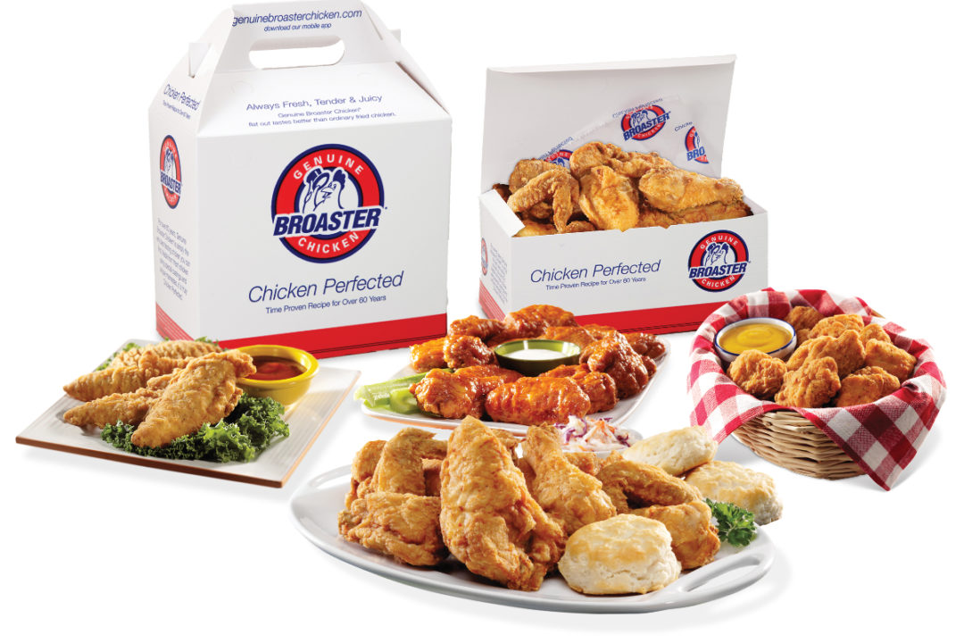 Trademark food program offerings from Genuine Broaster Chicken